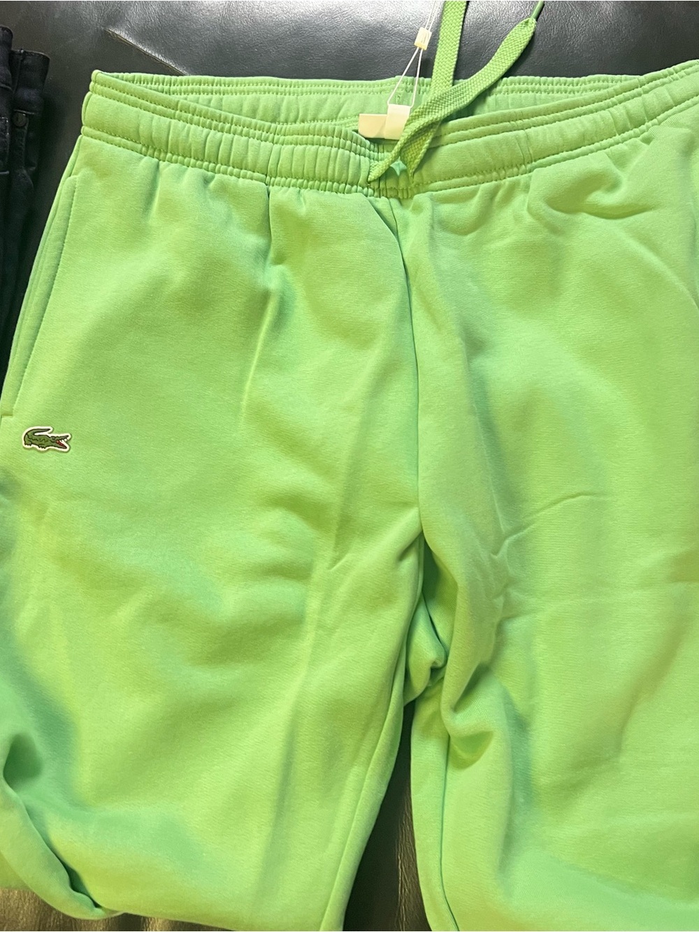 Lacoste Bright Green Drawstring Sweatpants
